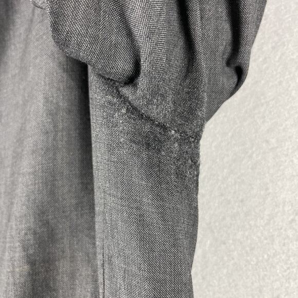 Ralph Lauren Purple Label Wool Blazer Sport Coat Mens 40R Gray Italy FLAWS - Picture 13 of 16